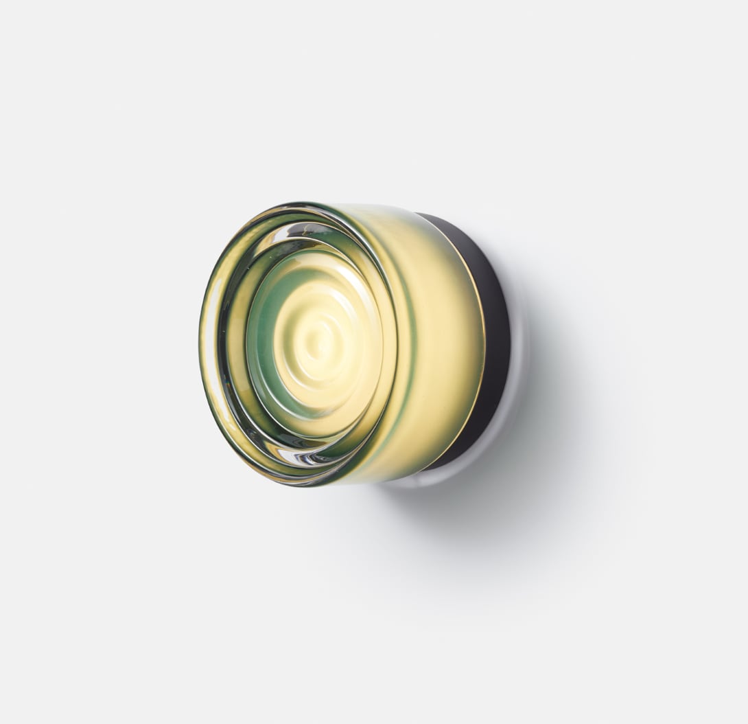 Versatile Glass Sconce for Wall or Ceiling Installation