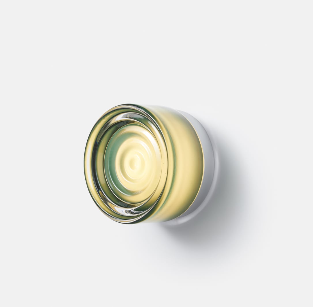 Versatile Glass Sconce for Wall or Ceiling Installation