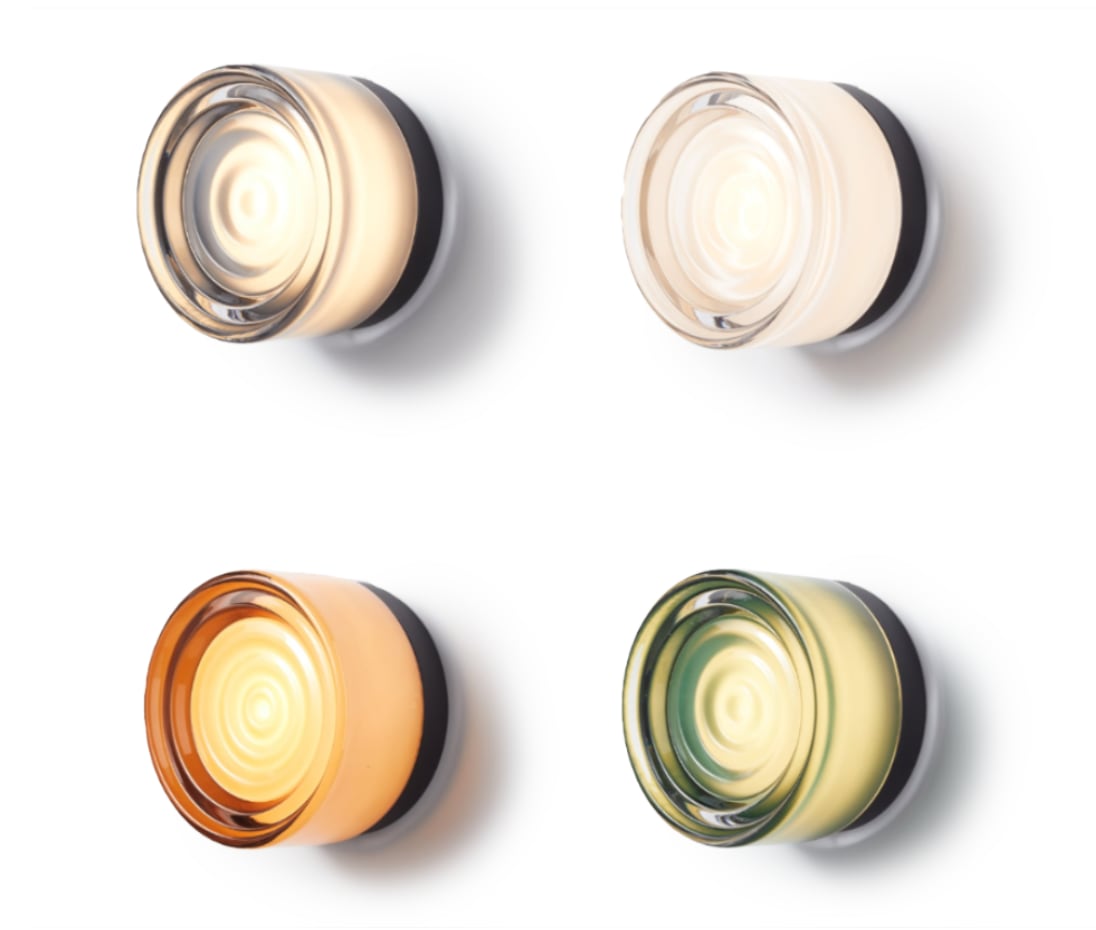 Versatile Glass Sconce for Wall or Ceiling Installation