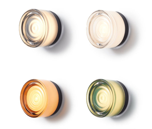 Versatile Glass Sconce for Wall or Ceiling Installation